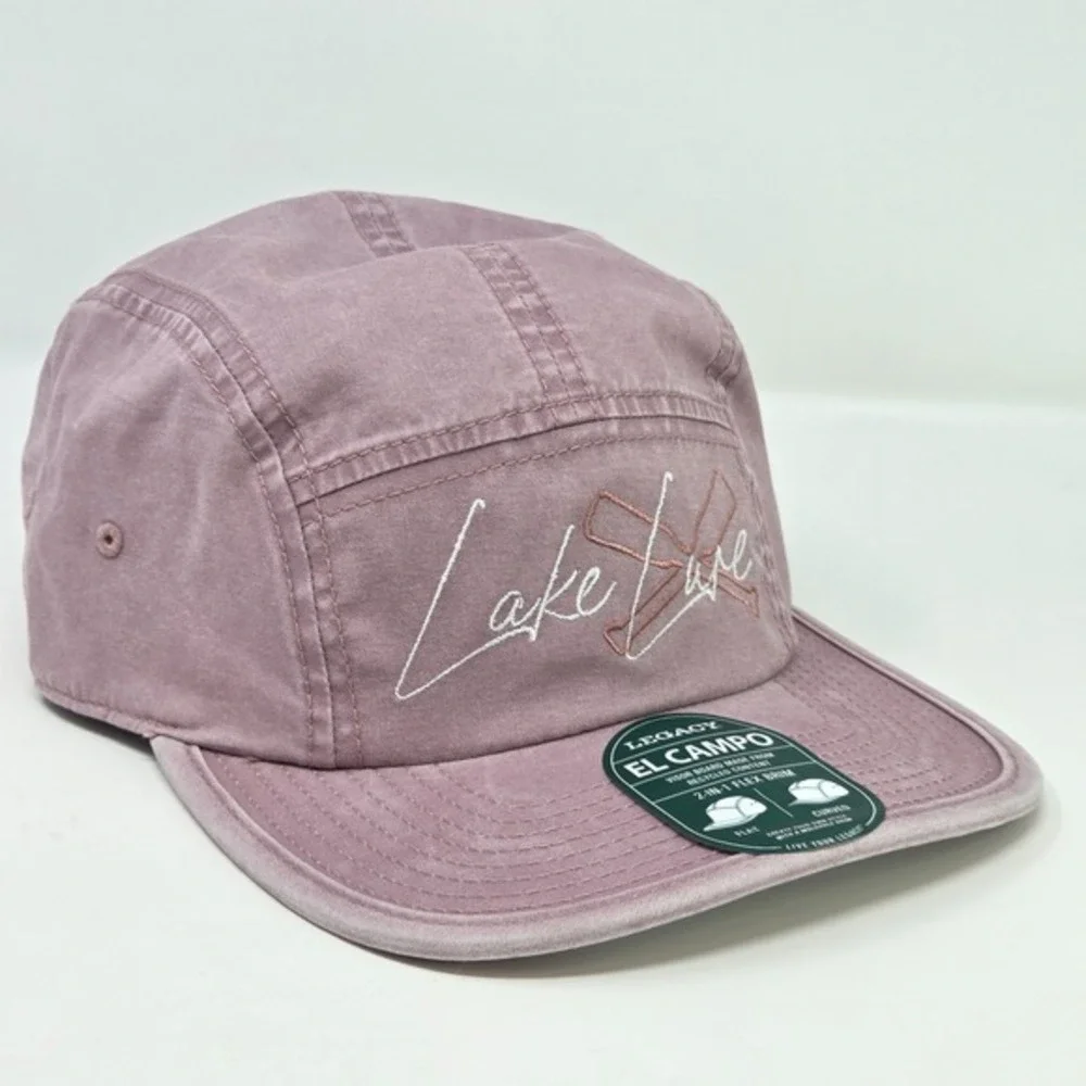 NEW Lake Lure Hat Cap Dusty Rose Cotton Adjustable Strap Snap‎ Buckle Legacy 92